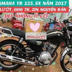 Yamaha yb 125cc,sx 2017,odo 7k.xe cực đẹp.máy zin