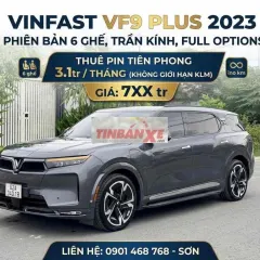 ✅VF9 Plus 6 ghế Trần kính THUÊ PIN tiên phong