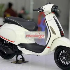 Vespa Sprint 2017 Trắng ijet bstp 9c nợ xấu trả 50