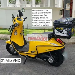 Xe máy điện VinFast Evo 200 Lite Vàng 3500km