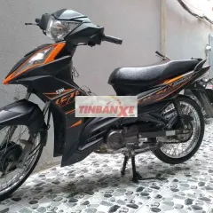 SYM Galaxy 50cc Đen cam Xe số