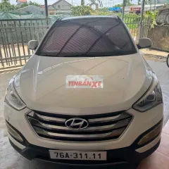 Hyundai SantaFe 2015 Bản đủ 2 cầu Trắng