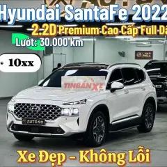 🚘 Hyundai SantaFe 2022 Premium Cao Cấp Trắng