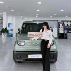 Xe tải điện VinFast EC Van Xanh lá