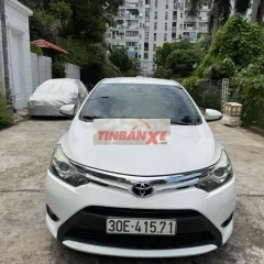 Toyota Vios 2017G Trắng 100000 km