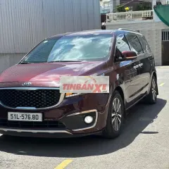 Kia Sedona Bản Full máy dầu 2018 đỏ