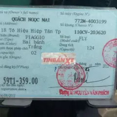 Piaggio Fly 2012 Trắng 124cc