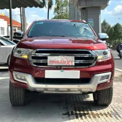 Ford Everest Titanium 1 Cầu 2017 Đỏ 12 vạn km