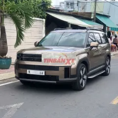 Hyundai Santafe Prestige 2024 Nâu 100%
