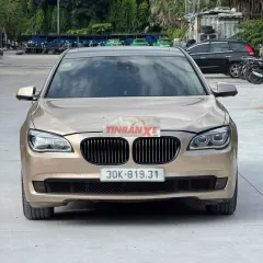 BMW 750Li xDrive F02 2009 Vàng cát Mỹ