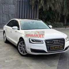 Audi A8L 3.0 Quattro 2014 Trắng nội thất Kem