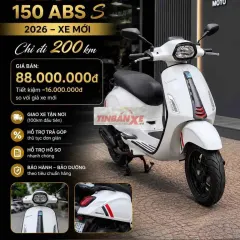 Piaggio Vespa 150 ABS S 2026 Trắng 200 km