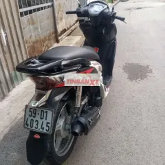 SYM Shark 125 Trắng, Đỏ, Đen