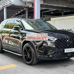 Hyundai SantaFe 2022 2.2D Cao Cấp AWD 53.000km Đen