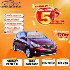 VinFast Fadil 2020 Base- Đi 6,8 vạn . Đỏ . 265tr