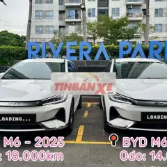 BYD M6 2026 Trắng 14.000 km