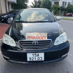 Toyota Altis 1.8G 2005 Số sàn Đen