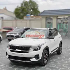 Kia Seltos 2022 1.4 Turbo Luxury Trắng nóc đen