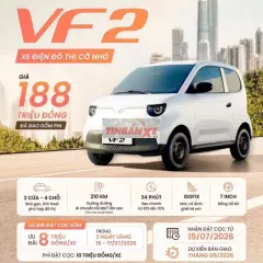 Vinfast VF2 -đủ màu, xe nhỏ gọn đi phố <182T