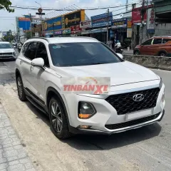 Hyundai Santafe 2020 máy dầu màu trắng