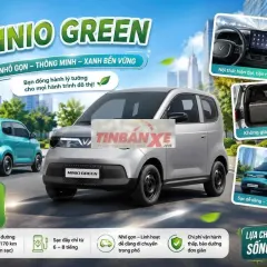 Minio Green Xe điện Xám, Xanh ngọc 170 km