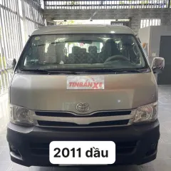 Toyota Hiace 2011 Dầu Xám rin keng