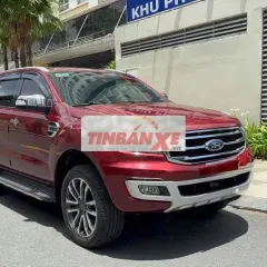 Ford Everest Titanium 2019 Đỏ 122.000 km - 1 chủ