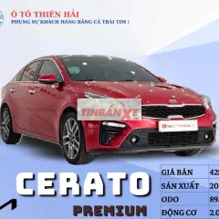 Bán xe Kia Cerato 2.0 Premium bản cao cấp màu đỏ