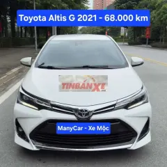 Toyota Altis 1.8G 2021 Trắng 68.000 km