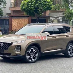 Hyundai SantaFe Premium 2.2D 2019 Nâu 7 chỗ