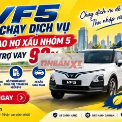 VF5 chạy dịch vụ grap/xanh - vay 90%-bao hs xấu