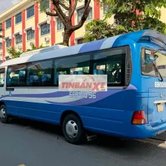 Hyundai Thaco County 29 chỗ Trắng, xanh