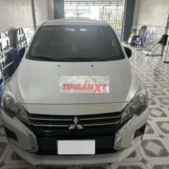 Mitsubishi Attrage 2020 Số sàn 64000 km Trắng