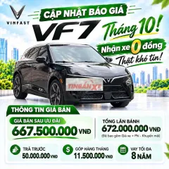 VF7 ECO | Bao Nợ Xấu - Trả Trước 50Tr