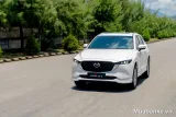 Mazda CX-5 màu trắng 3/4 trước (góc khác)