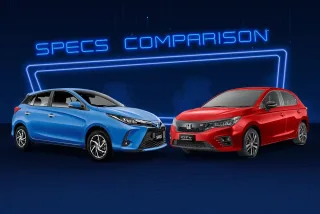 So sánh thông số kỹ thuật chiếc Honda City Hatchback và Toyota Yaris