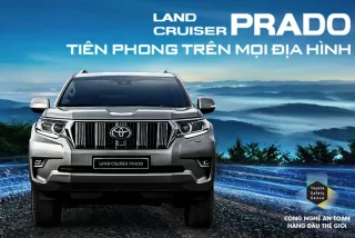 Toyota Land Cruiser Prado 2022 trình làng tại thị trường Việt đáp ứng tiêu chuẩn Euro 5 an toàn hơn với TSS