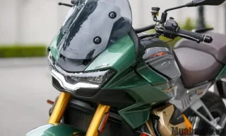 Thiết kế đầu xe Moto Guzzi V100 Mandello
