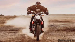Thiết kế đầu xe Royal Enfield Scram 411