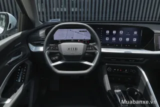 Audi Q5 2026 với vô lăng hiện đại và màn hình giải trí lớn
