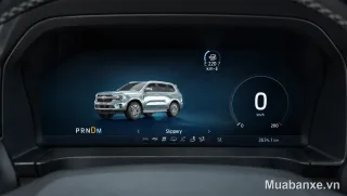 Ford Everest cụm đồng hồ hiển thị thông tin (góc khác)