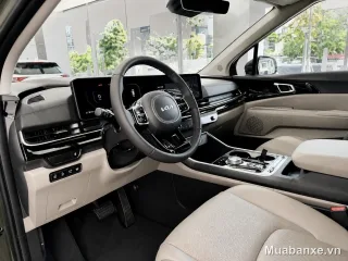 Kia Carnival nội thất vô lăng góc chụp 02
