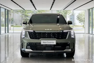 Kia Sorento đầu xe màu xanh