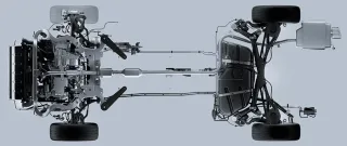 Mg Cyberster khung gầm