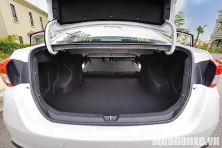 Khoang hành lý Toyota Vios