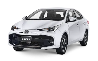 Toyota Vios màu trắng