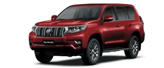 Toyota Land Cruiser Prado màu đỏ