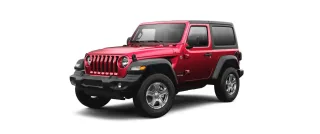Jeep Wrangler màu đỏ