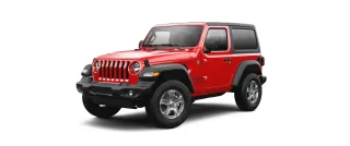 Jeep Wrangler màu đỏ