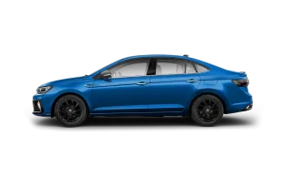 Volkswagen Virtus màu xanh